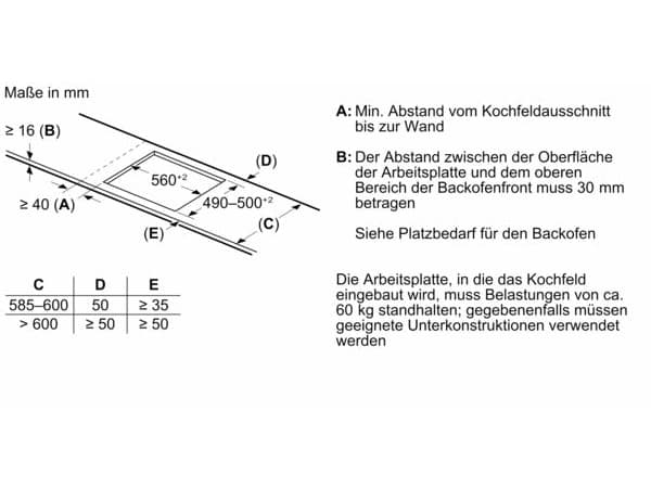 Bosch Serie 6 PIX645HC1E, Musta, Kiinteä, 60 cm, Keraaminen, 4 alue(tta), 4 alue(tta)