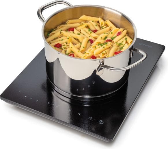 Hisense HIC2000Y, Sort, Benkeplate, 28 cm, Sonefri induksjon, 1 zone(s), 1 zone(s)
