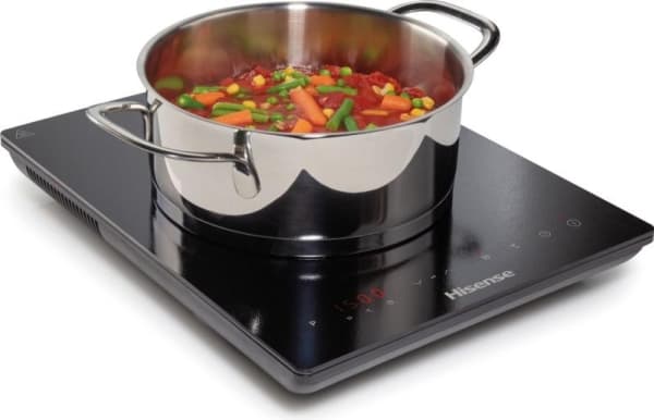 Hisense HIC2000Y, Sort, Benkeplate, 28 cm, Sonefri induksjon, 1 zone(s), 1 zone(s)
