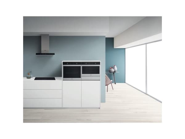Whirlpool SmartCook SMO 654 OF/BT/IXL - Induksjonskomfyrtopp - 6 plater - Nisje - bredde: 56 cm - dybde: 48 cm - med avfaset front- og baksideinnredn