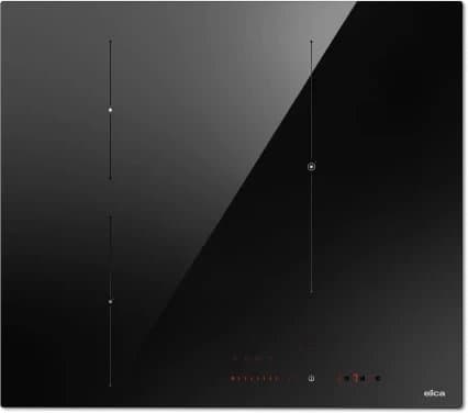 Elica Ratio 603, Sort, Innebygget, 60 cm, Sonebasert induksjon, Glass, 3 zone(s)