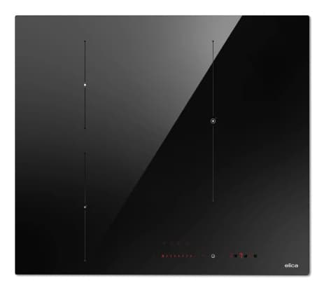 Elica Ratio 603, Sort, Innebygget, 60 cm, Sonebasert induksjon, Glass, 3 zone(s) Sort