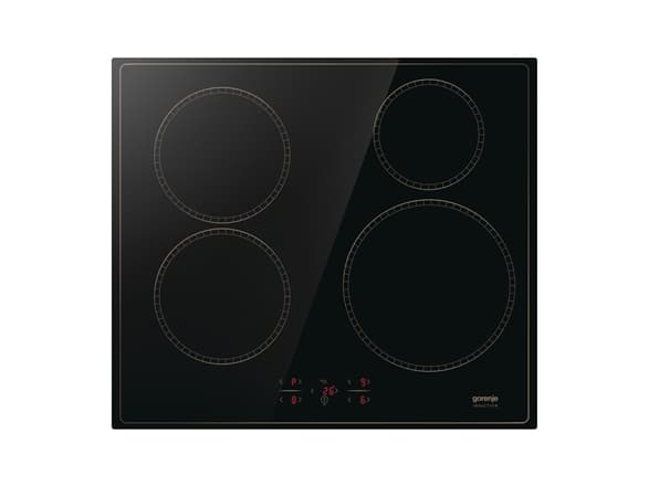 Induktiokeittotaso, Gorenje, retro, musta