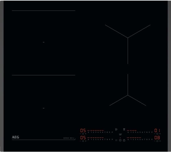 AEG TI64IB10FB Black Built-in 60 cm Zone induction hob 4 zone(s) musta