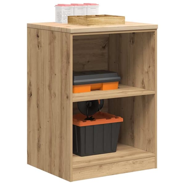 Förvaringsskåp för garage hantverksmässig ek 60x51x85 cm