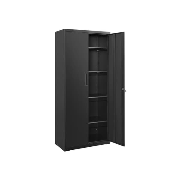 Skab, SONGMICS OMC015G01, 40x80x180 cm, Sort