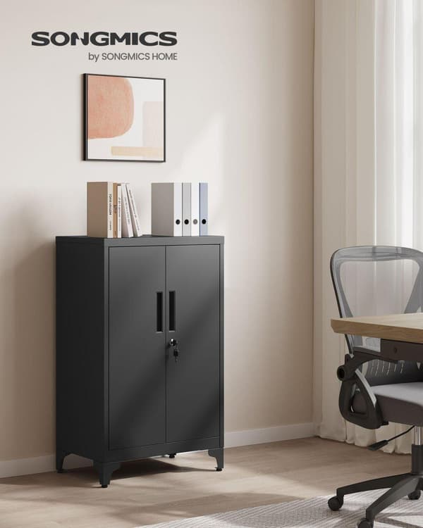 Skab, SONGMICS OMC013B01, 40x60x90 cm, Sort