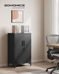 Miniatyrbillede 2 af 6: Skab, SONGMICS OMC013B01, 40x60x90 cm, Sort