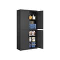 Miniatyrbillede 1 af 6: Arkivskab, SONGMICS OMC016G01, 40x80x180 cm, Mat Sort