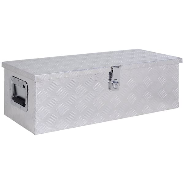 Verktygslåda, 76x33x25 cm, Silver
