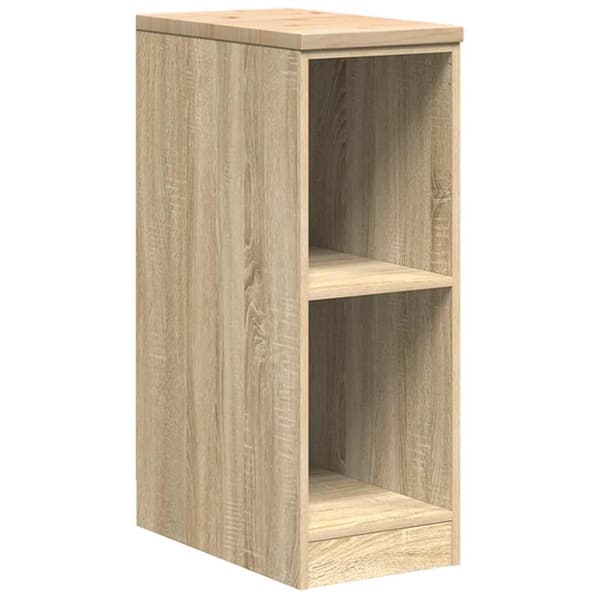 Garageskåp Sonoma ek 30x51x85 cm massiv trä furu