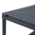 Miniatyrbilde 6 av 9: vidaXL Oppbevaringshylle 5 stk svart 60x30x138 cm plast