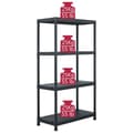 Miniatyrbilde 8 av 9: vidaXL Oppbevaringshylle 5 stk svart 60x30x138 cm plast