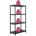 Miniatyrbilde 8 av 9: vidaXL Oppbevaringshylle 2 stk svart 60x30x138 cm plast