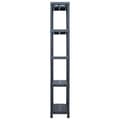 Miniatyrbilde 3 av 8: vidaXL Oppbevaringshylle svart 125 kg 60x30x180 cm plast