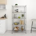 Miniatyrbillede 7 af 7: vidaXL opbevaringsstativ med 5 hylder 90x35x180 cm 250 kg krom