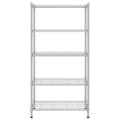Miniatyrbillede 2 af 7: vidaXL opbevaringsstativ med 5 hylder 90x35x180 cm 250 kg krom