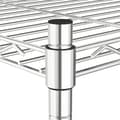 Miniatyrbilde 4 av 7: vidaXL Oppbevaringshylle 5 etasjer 90x35x180 cm krom 250 kg
