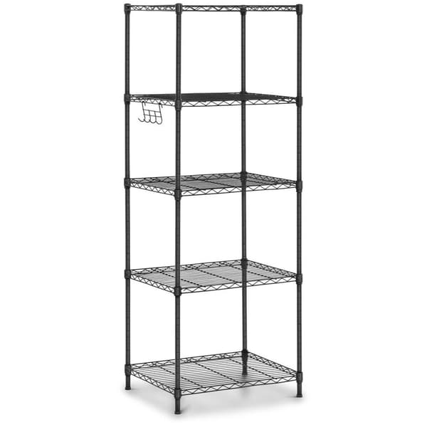 Royal Catering Förvaringshylla i metall - 5 hyllor - epoxy-beläggning