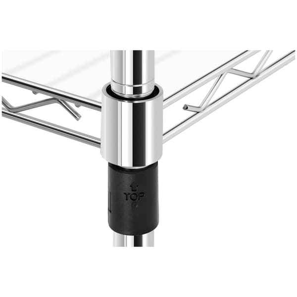 Royal Catering Förvaringshylla i metall - 120 x 60 x 180 - 1000 kg - Inkl. plastmattor