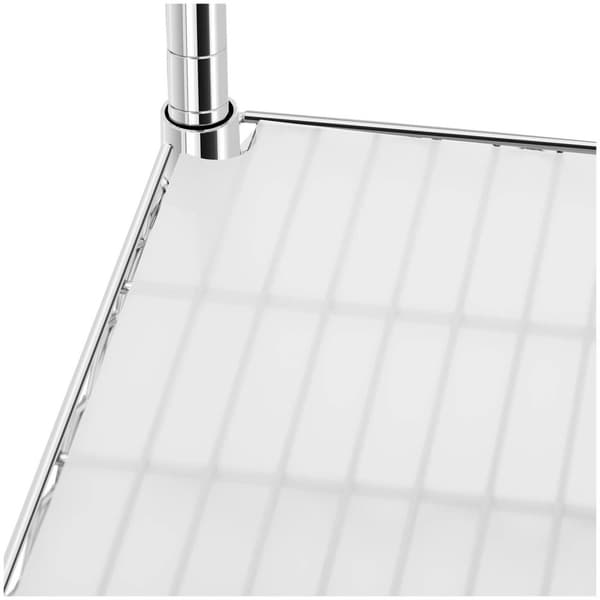 Royal Catering Förvaringshylla i metall - 120 x 60 x 180 - 1000 kg - Inkl. plastmattor