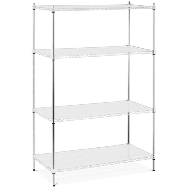 Royal Catering Förvaringshylla i metall - 120 x 60 x 180 - 1000 kg - Inkl. plastmattor