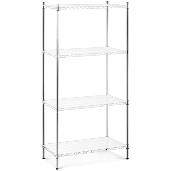 Royal Catering Förvaringshylla i metall - 90 x 45 x 180 cm - 1000 kg - Med mattor