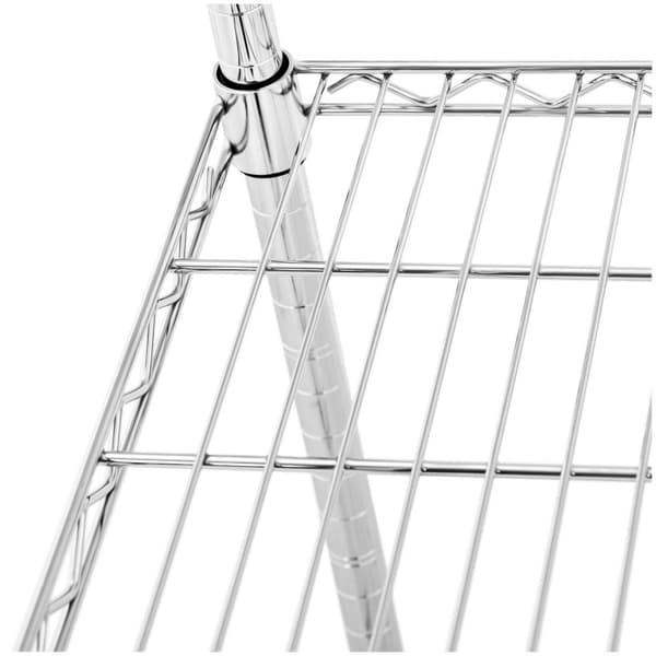 Royal Catering Förvaringshylla i metall - 120 x 45 x 180 cm - 1000 kg