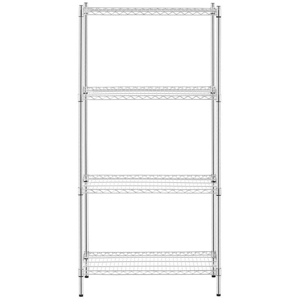 Royal Catering Förvaringshylla i metall - 90 x 45 x 180 cm - 1000 kg