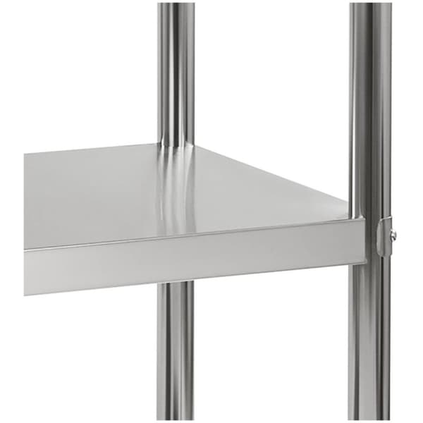 Royal Catering Hylla i rostfritt stål - 120 cm