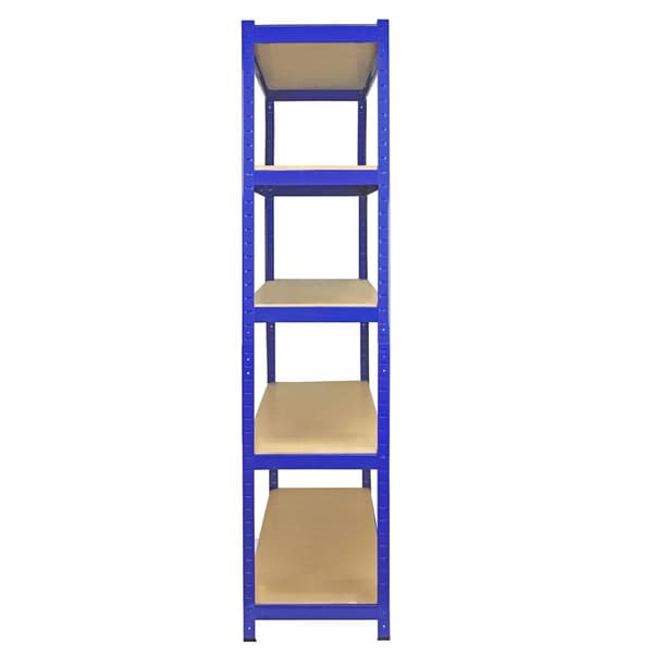 T-Rax Robust opbevaringshylde, blå, 120 cm B, 45 cm D