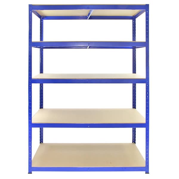 Monster Racking T-Rax Robust opbevaringshylde, blå, 120 cm B, 60 cm D