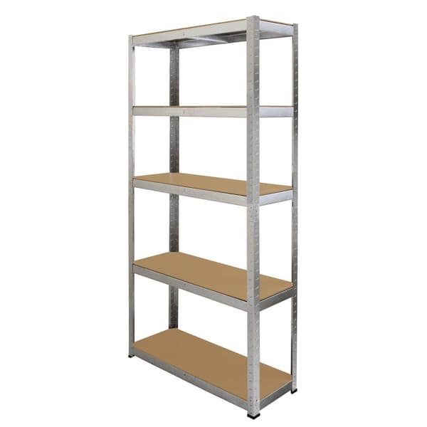 Monster Rack 4 x Galwix galvaniserede stålhylder, 90 cm bred