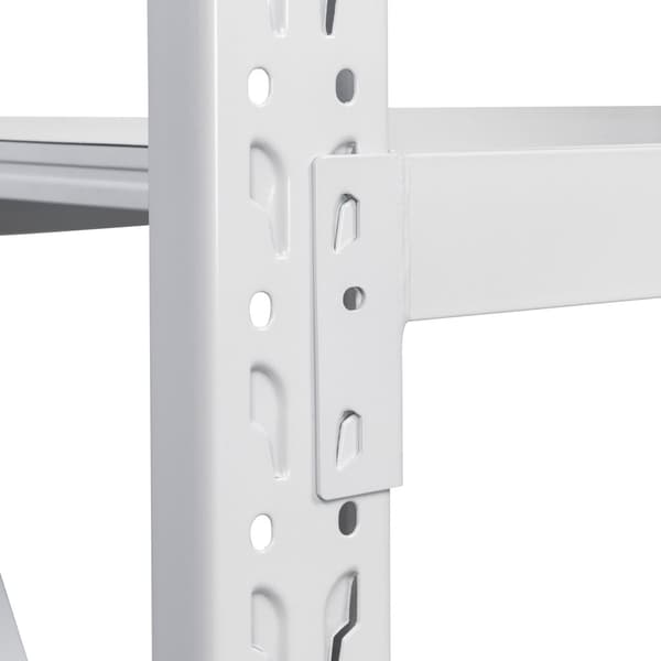 Fornorth Stålreol 1600kg, 100x50x200cm, wit