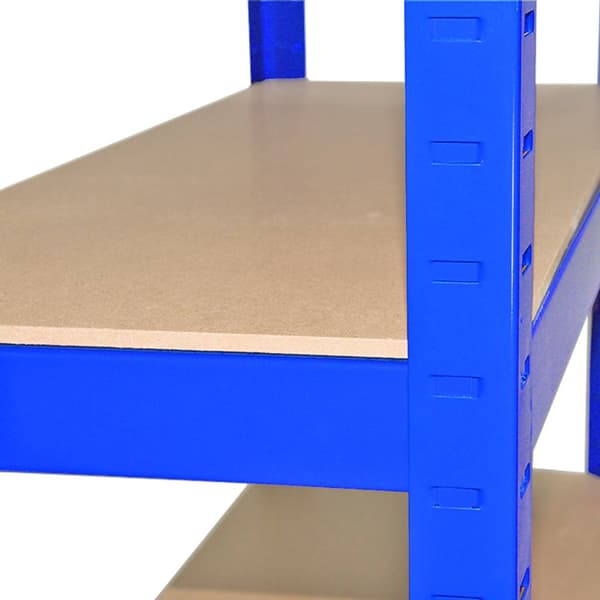 Monsterreol 2 x T-Rex 90 cm Blå Arbejdsbænk / Opbevaringshylde i Metal