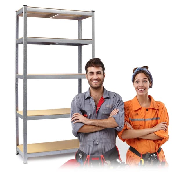 Hylla 205 x 120 x 45 - Förvaringsställ - Galvaniserad