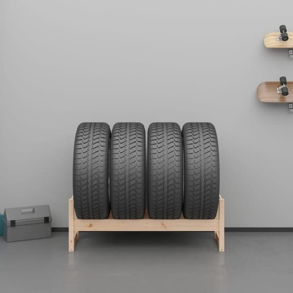 vidaXL dækreol 120x40x40 cm massivt fyrretræ