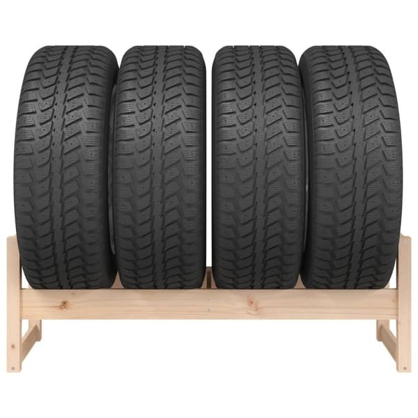 vidaXL dækreol 120x40x40 cm massivt fyrretræ