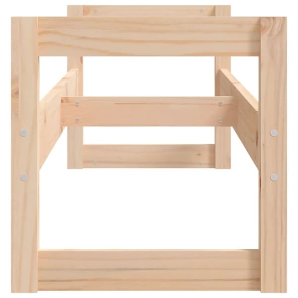 vidaXL dækreol 120x40x40 cm massivt fyrretræ