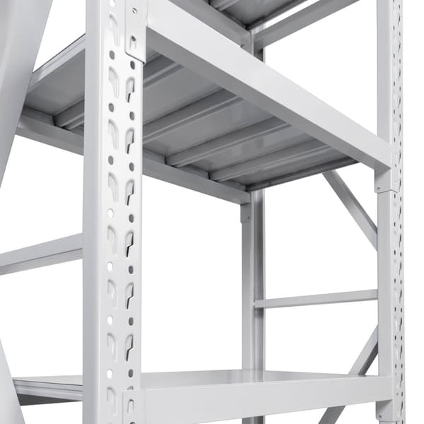 Fornorth Lagerreol 800kg, 100x50x200cm, Hvit