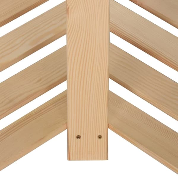 vidaXL hjørnereol i 5 niveauer 82,5x82,5x170 cm massivt fyrretræ -  Industrielle reoler