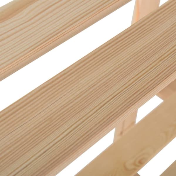 vidaXL opbevaringsreol i 3 niveauer 60x28,5x90 cm massivt fyrretræ -  Industrielle reoler