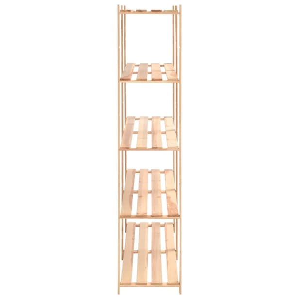 Lagerhyllor - Living Förvaringshylla 5 hyllplan 170x38x170 massiv furu 500 kg