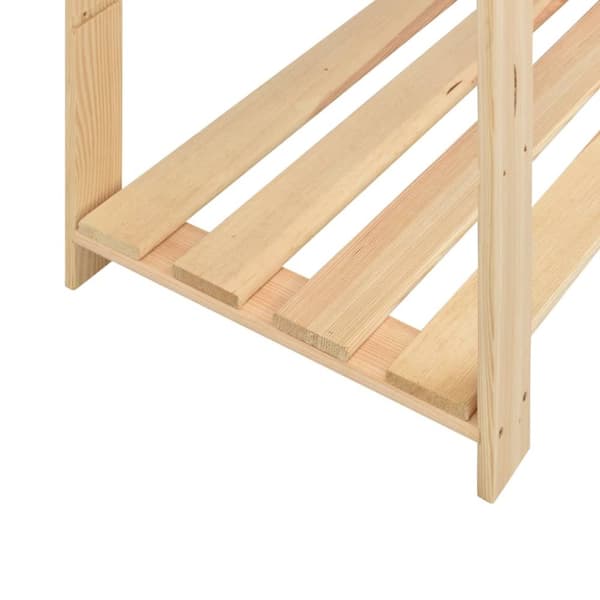 Lagerhyllor - Living Förvaringshylla 5 hyllplan 170x38x170 massiv furu 500 kg