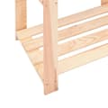 Miniatyrbillede 8 af 9: Industrielle reoler - Living reoler 5 stk. 5 hylder 80x38x170 cm massivt fyrretræ 250 kg