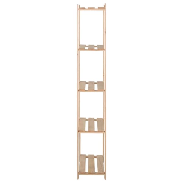 Lagerhyllor - Living Lagerhylla 5 hyllplan 80x28,5x170 cm massiv furu