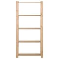 Pikkukuva 3 / 8: 5-kerroksinen varastohylly 80x28,5x170 cm täysi mänty - Varastohylly - Varastohyllyt - Home & Living