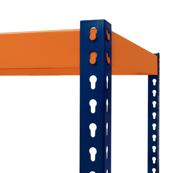 Garage Shelf S-Rax Racking System 180 x 180 x 60cm Steel Shelf 300kg Capacity Per Shelf Adjustable Layout Boltless Mounting 3 Support Rods Warehouse