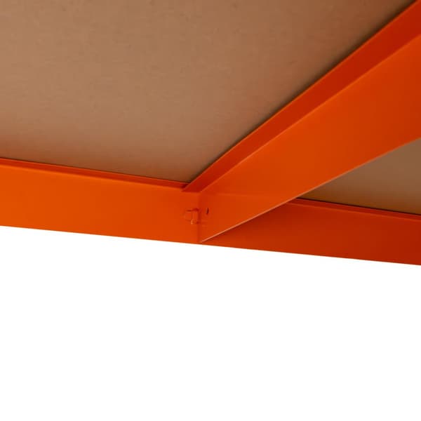 Garage Shelf S-Rax Racking System 180 x 180 x 60cm Steel Shelf 300kg Capacity Per Shelf Adjustable Layout Boltless Mounting 3 Support Rods Warehouse