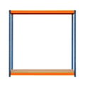Pikkukuva 2 / 11: Garage Shelf S-Rax Racking System 180 x 180 x 60cm Steel Shelf 300kg Capacity Per Shelf Adjustable Layout Boltless Mounting 3 Support Rods Warehouse